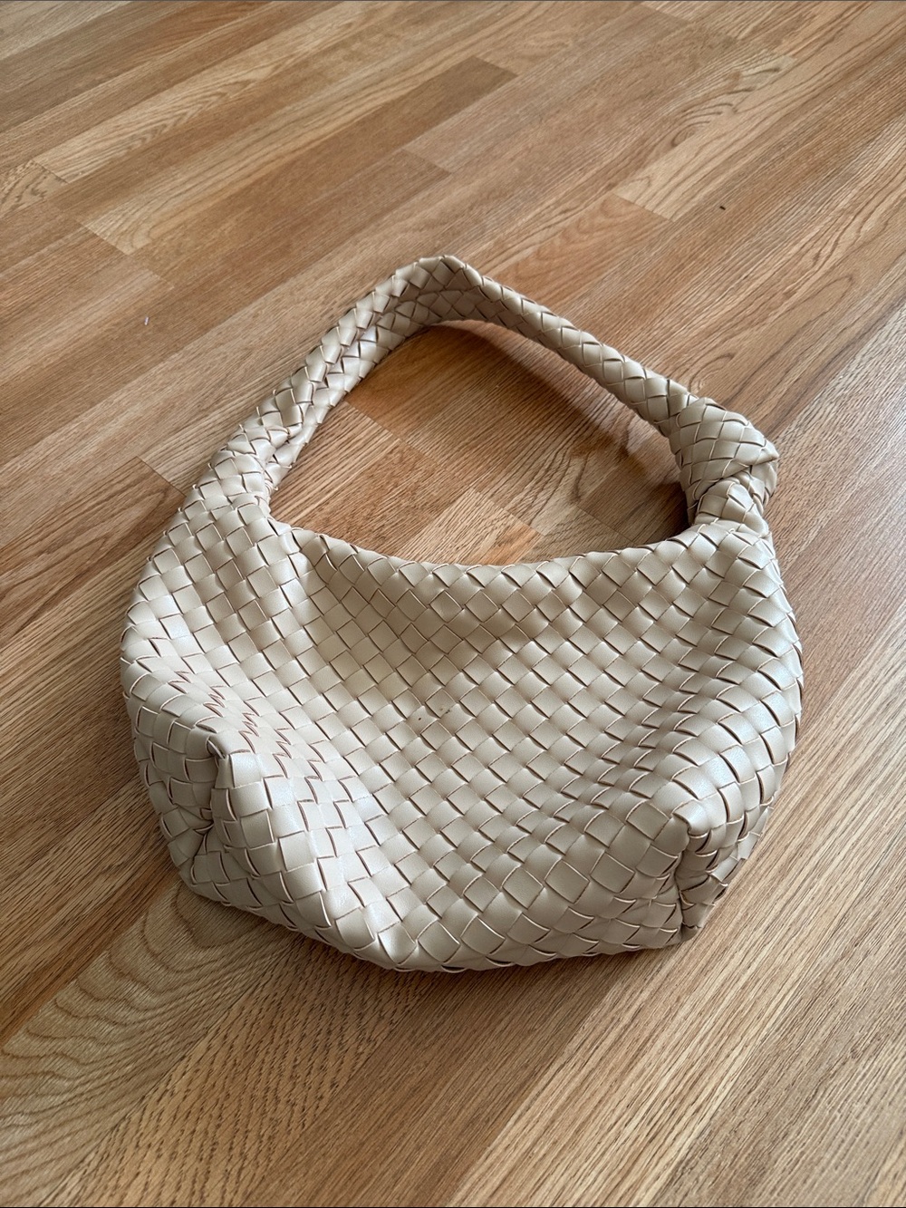 A new Day target brand Woven Shoulder Hobo Bag - taupe